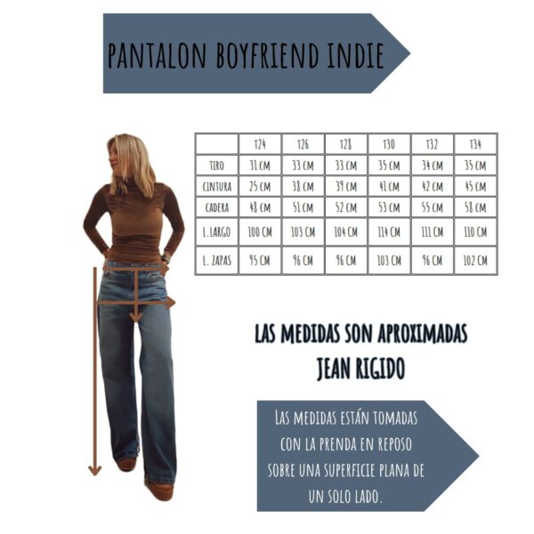 Jeans boyfriend indie zapatilla - Imagen 3