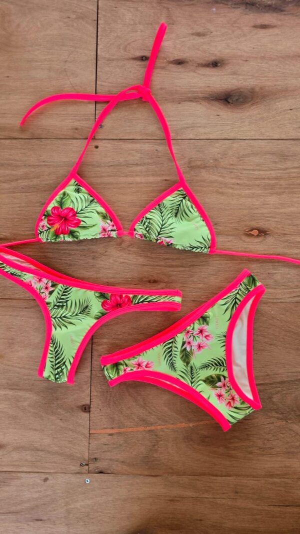 Bikini Hawaii fluo clasica - Imagen 2