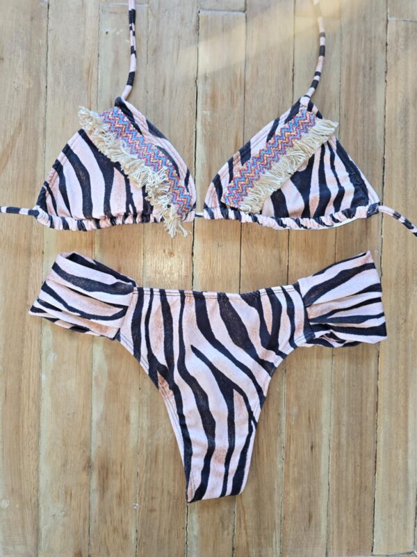 Bikini Shiny sincin alta cebra - Imagen 6