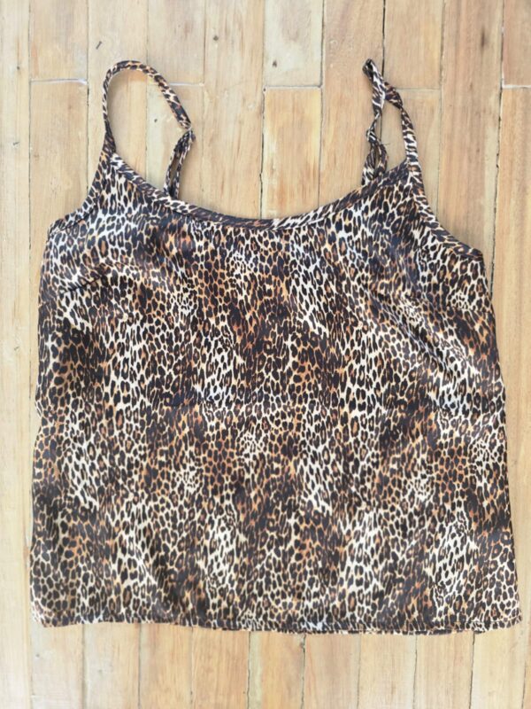 Musculosa seda print - Imagen 5