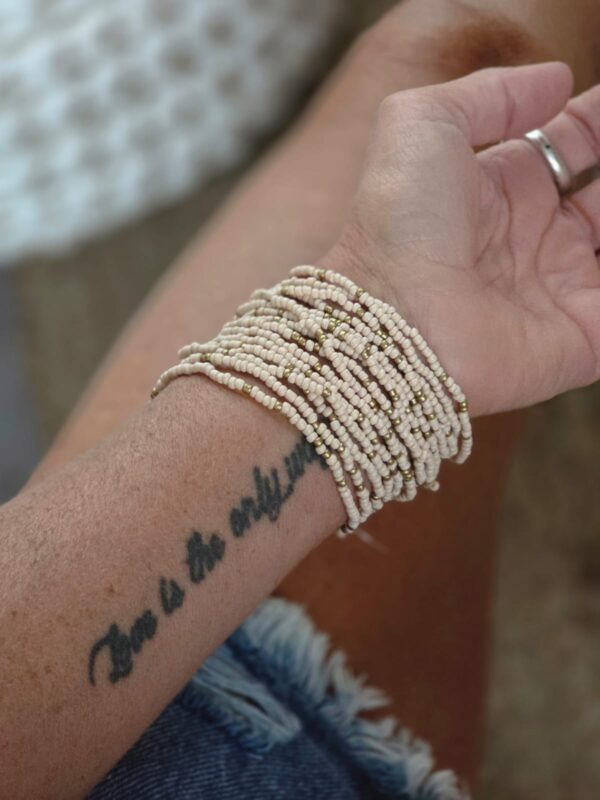 Set de pulseras bahia nude - Imagen 4