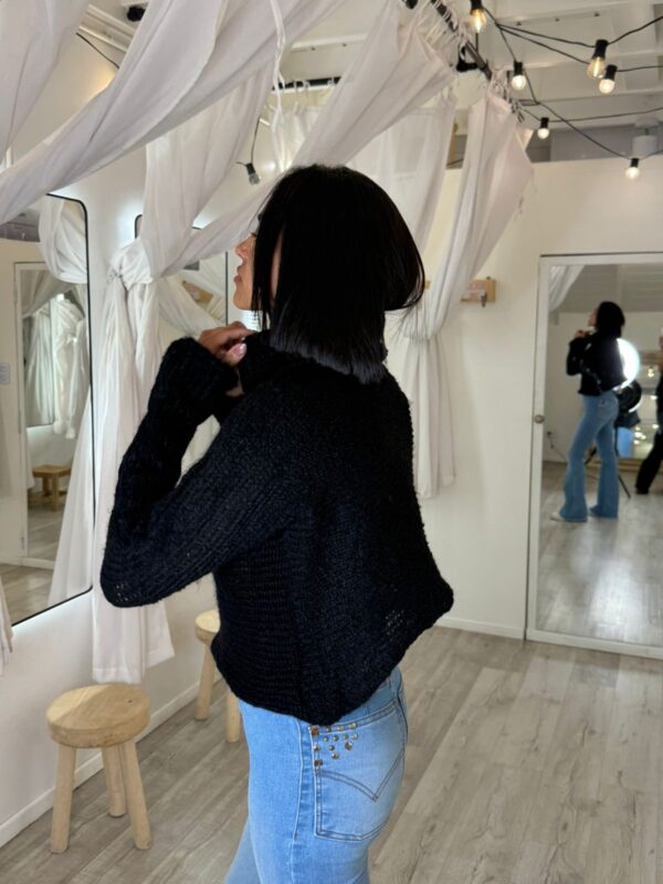 Poleron mohair cruzado - Imagen 3