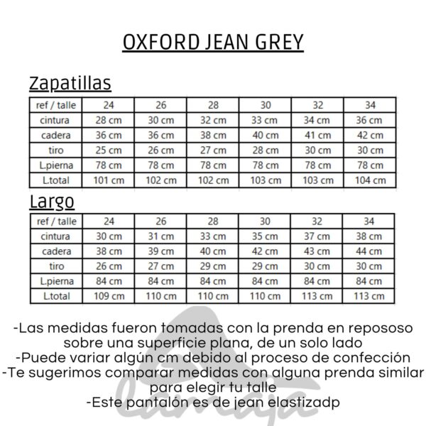 Oxford Jean grey zapatilla - Imagen 6