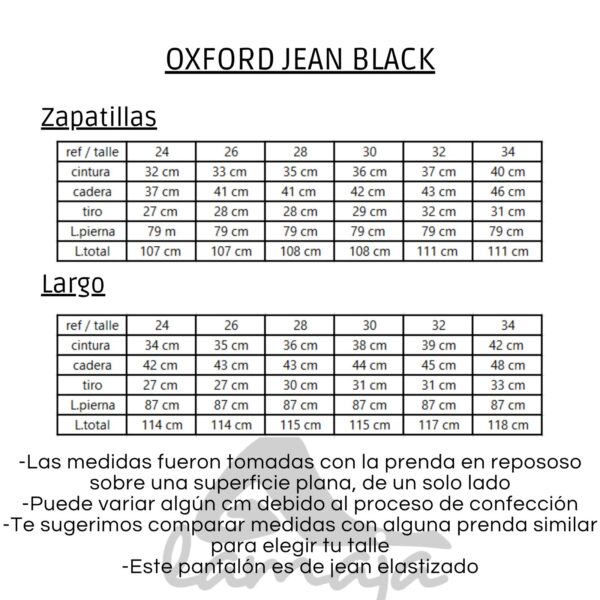 Oxford Jean black largo - Imagen 5