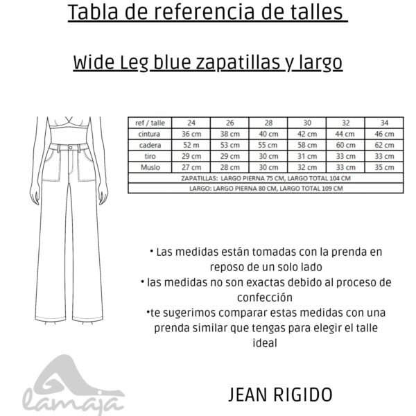 Wide leg blue Largo - Imagen 5