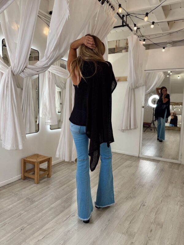 Ruana Mohair black - Imagen 4