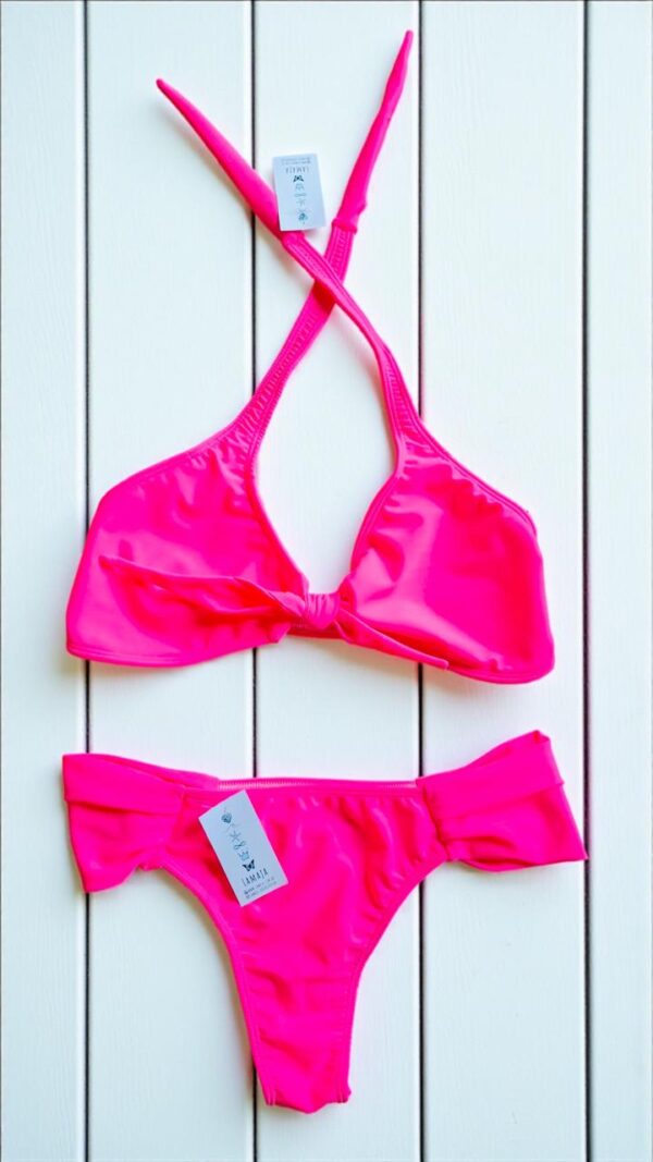 Bikini Lolita fucsia fluo - Imagen 2