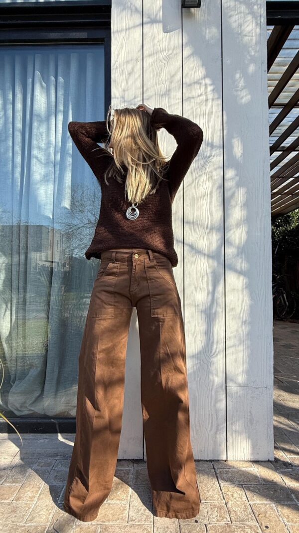 Wide leg chocolate largo