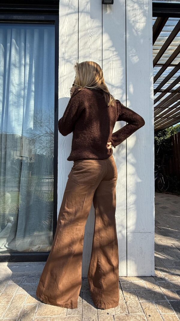 Wide leg chocolate largo - Imagen 3
