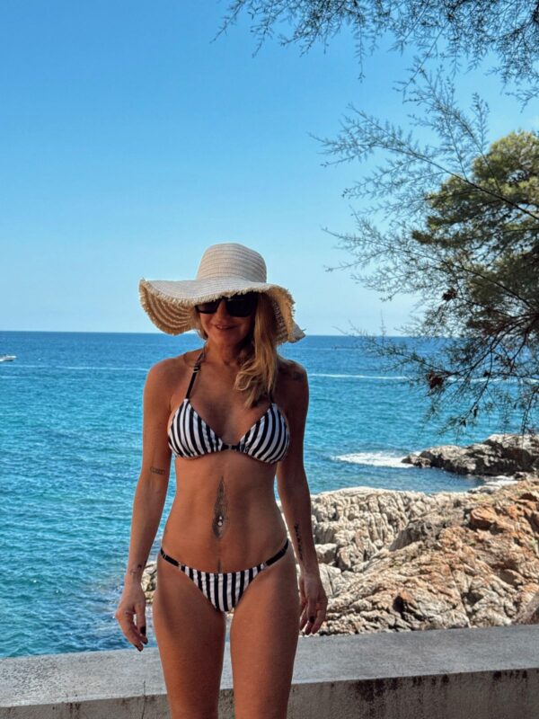 Bikini Corredera marina black - Imagen 2