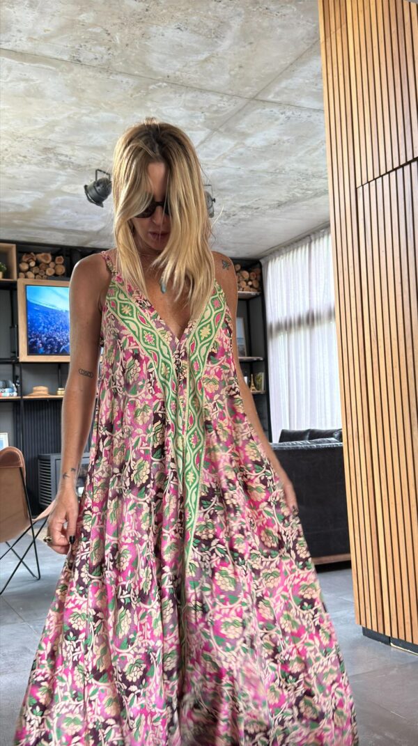 Vestido seda Loli pink - Imagen 4
