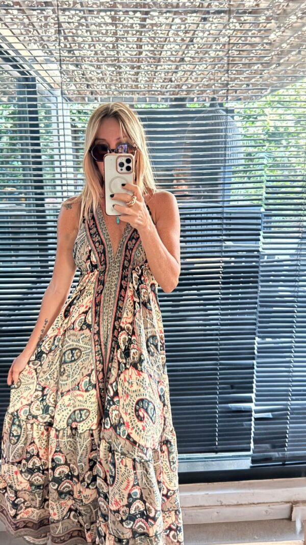 Vestido seda Mila black