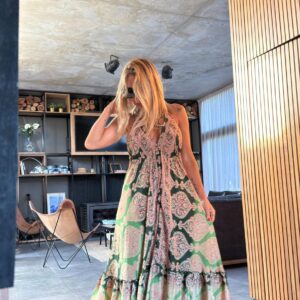 Vestido seda Sofía natura