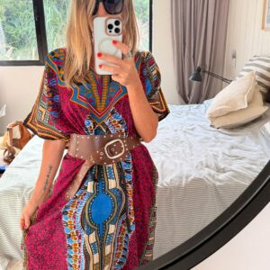 Vestido kenya fucsia