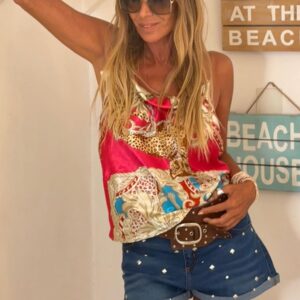 Musculosa seda Alina