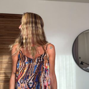 Vestido seda Amara  Picasso