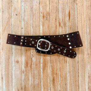 Faja de gamuza Boho chocolate