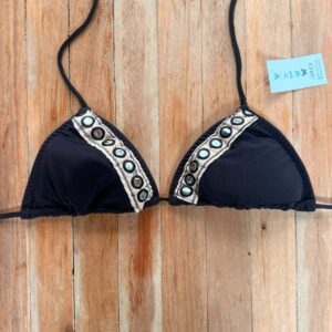 Corpiño shiny black