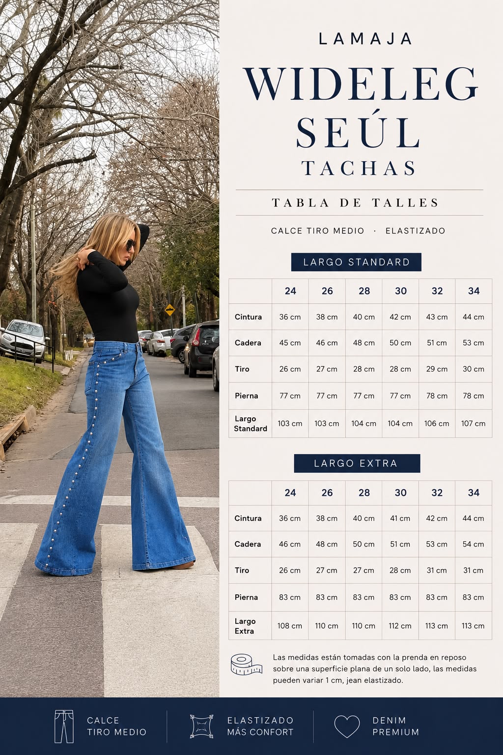 Jean Seúl tachas zapatillas - Imagen 3